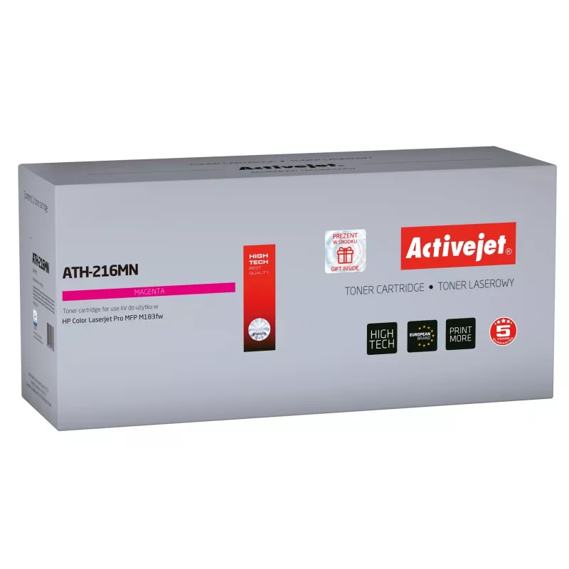 Activejet ATH-216MN Toneris (HP 216A W2413A pakaitalas; Supreme; 850 puslapių; raudonas) su lustu