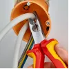 Knipex 13 46 165 kabelių nuėmiklis raudonas, geltonas