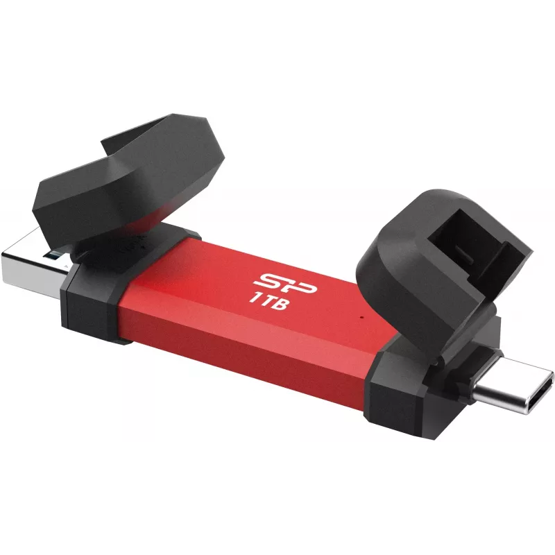 Silicon Power SP001TBUC3S72VPR Storage Drive Red USB Type-A/USB Type-C 3.2 Gen 2