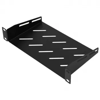 Extralink Shelf 1U For Wall Cabinets 10 Juoda