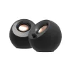 CREATIVE Pebble V3 Minimalistiniai 2.0 USB-C staliniai garsiakalbiai su USB garsu, Clear Dialog patobulinimu, Bluetooth 5.0, 8W RMS ir 16W didžiausia galia, USB-A