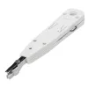Kabelių užspaudimo replės LOGILINK WZ0001A, skirtos RJ45/RJ11, su įmontuotu pjaustytuvu ir nuėmikliu, baltos