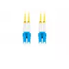 Šviesolaidinis kabelis LANBERG FO-LULU-SD11-0030-YE, 3 m, G.657.A1, LC–LC, geltonas
