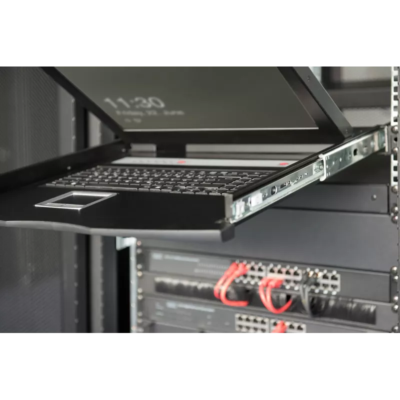 DIGITUS DS-72211-3US 19 colių 16 prievadų LCD KVM stovo konsolė