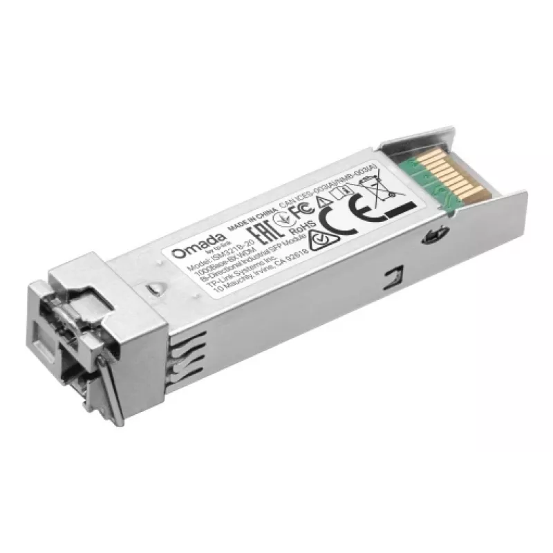 SFP šviesolaidinis siųstuvas-imtuvas TP-LINK ISM321B-20, WDM dvikryptis, 20 km, 1.25 Gb/s, LC (UPC), SMF