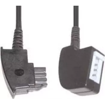 Telefono kabelis e+p T 24 6 m Juodas