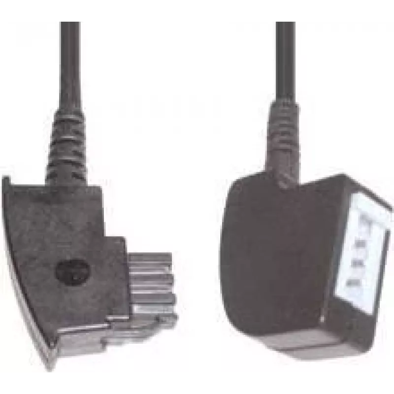 Telefono kabelis e+p T 24 6 m Juodas