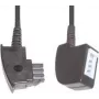 Telefono kabelis e+p T 24 6 m Juodas