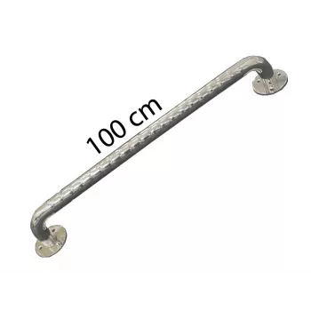 Gofruotas nerūdijančio plieno vonios turėklas 100 cm
