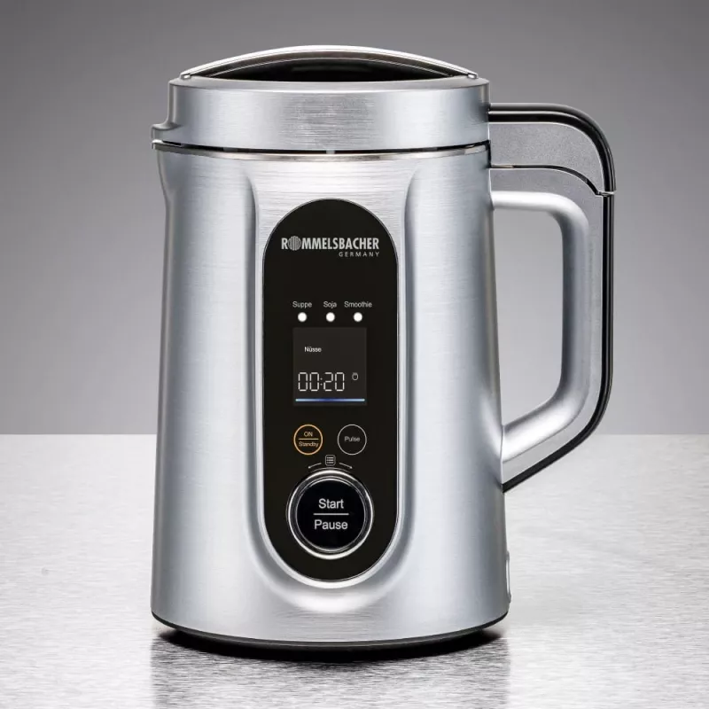 Sriubų ir augalinių gėrimų virimo aparatas Rommelsbacher SVD 1400, 1,3 l, 1400 W, sidabrinis, plastikinis korpusas