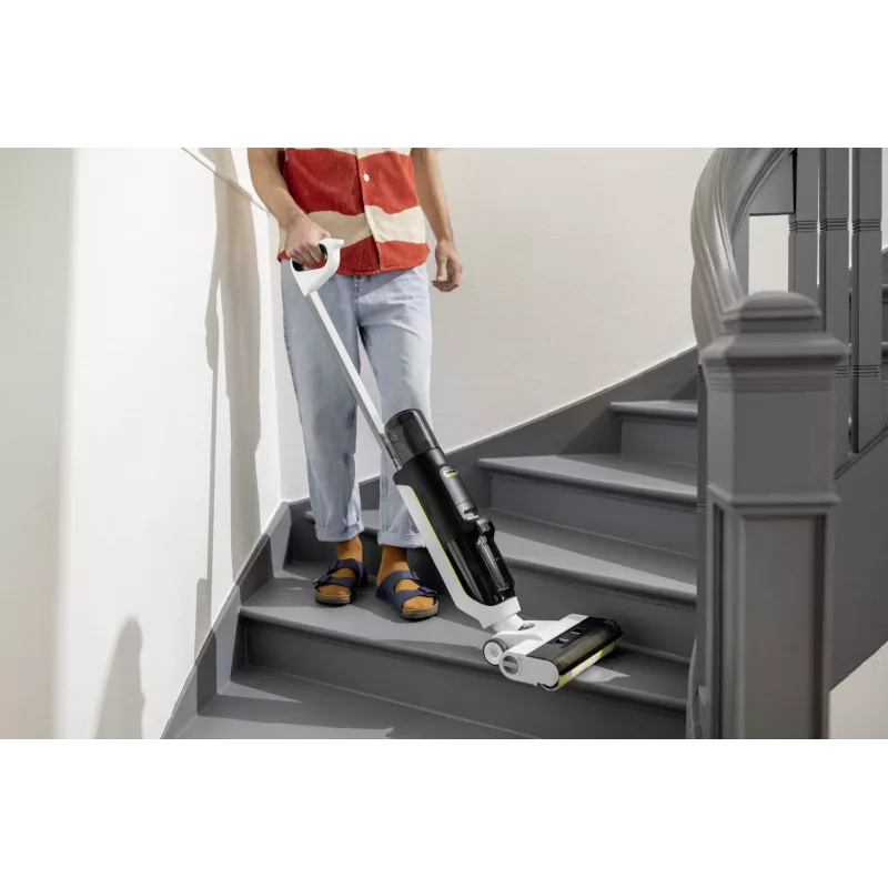 Trijų viename grindų valytuvas Karcher FCV 3 1.056-122.0 — sausam ir šlapiam valymui, 160 W, baltas
