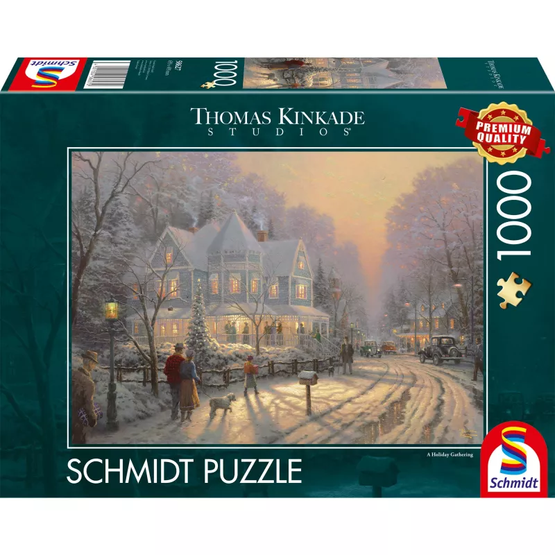Thomas Kinkade Studios: Feierliche Weihnachtstage, Puzzle 1000 vnt.