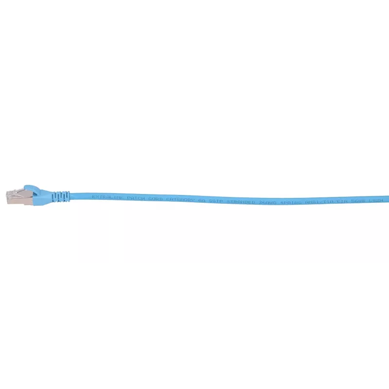 Extralink Cat.6A S/FTP LAN Patch Cord 2m, Copper tinklo kabelis Twisted Pair 10Gbit/s