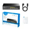 Tinklo komutatorius Cudy GS1006P Nevaldomas Gigabit Ethernet 6 prievadų PoE, 12 Gbit/s, 2048 MAC, juodas