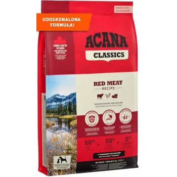 ACANA Classics raudona mėsa - sausas šunų maistas - 9,7 kg