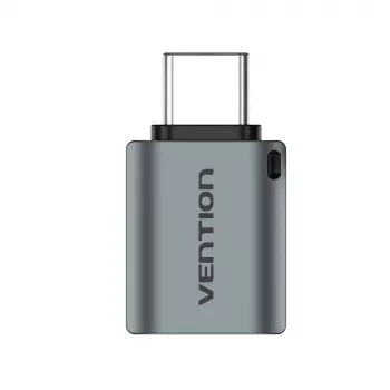 Vention USB-C patinas į USB 3.0 patelę OTG adapteris, pilkas, aliuminio lydinio tipas