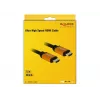 HDMI kabelis DeLOCK 85728 1,5 m Type A juodas auksinis
