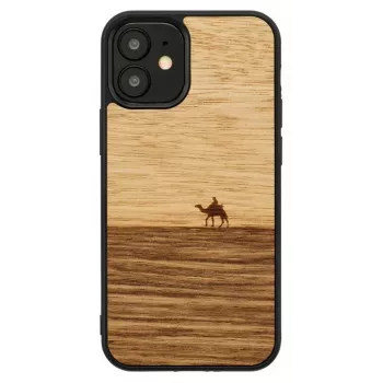 Apsauginis telefono dėklas Man and Wood iPhone 12 mini — Terra Juoda