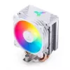 CPU aušintuvas Jonsbo CR-1400E 92mm ARGB Baltas — 92mm ventiliatorius, ARGB apšvietimas, balta apdaila