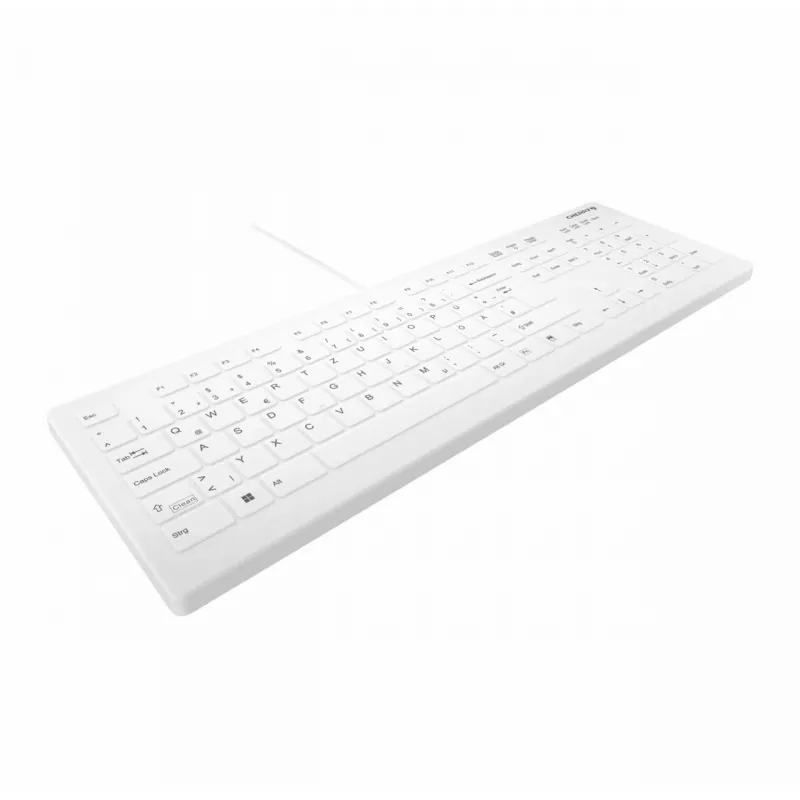 Contour Design Active Key Contour QuickClean medicininė klaviatūra su nuimamu dangteliu, pilno dydžio, laidinė, balta, DE C8112