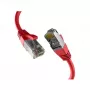 EFB-Elektronik CAT8.1 raudonas 0,50 m RJ45 komutacinis kabelis S/FTP PIMF LSZH 2000 MHz 40 Gbit/s tinklo laidas Gamintojas: EFB Elektronik (EC020200289)