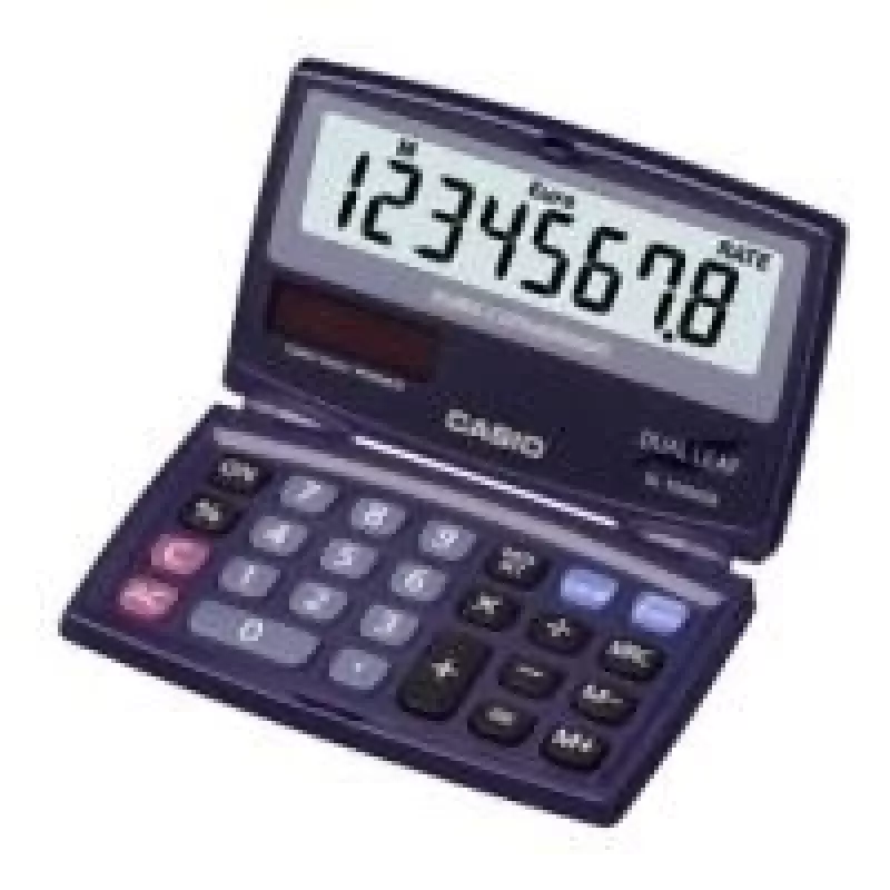 Casio SL-100VER - Skaičiuotuvas - 8 skaitmenys - saulės baterija, Baterija (SL-100VER)
