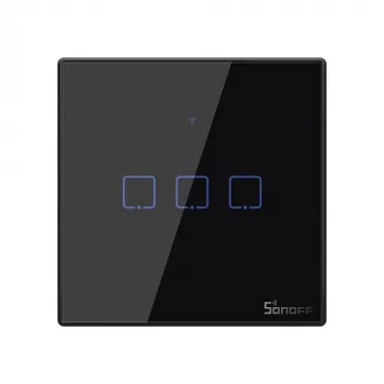 Išmanusis jungiklis WiFi + RF 433 Sonoff T3 EU TX (3 kanalų)