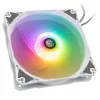 120 mm PWM korpuso ventiliatorių rinkinys BitsPower Notos RGB — balti, 5 vnt. pakuotė (BPTA-FX1812NTWH-5)