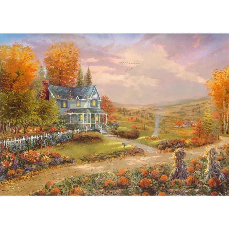 Thomas Kinkade Studios: Herbst in Apple Hill, 500 detalių dėlionė