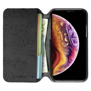 Krusell Birka odinis dėklas iPhone 11 Pro Max 16,5 cm juodas