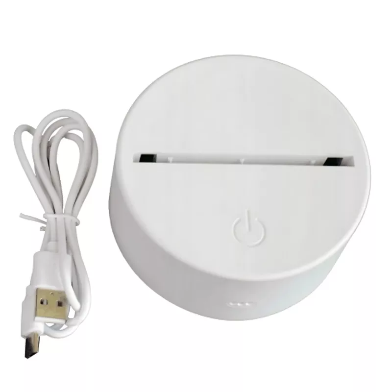 Naktinė lempa Extralink HOME 3D širdies optinės iliuzijos prie lovos USB