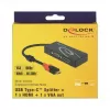 USB grafikos adapteris DeLOCK 87730 3840 x 2160 pikselių juodas