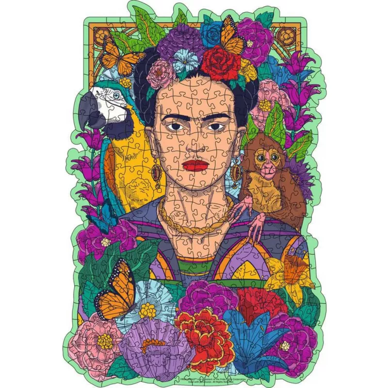 Dėlionė Ravensburger Frida Kahlo — 300 dalių medinė dėlionė