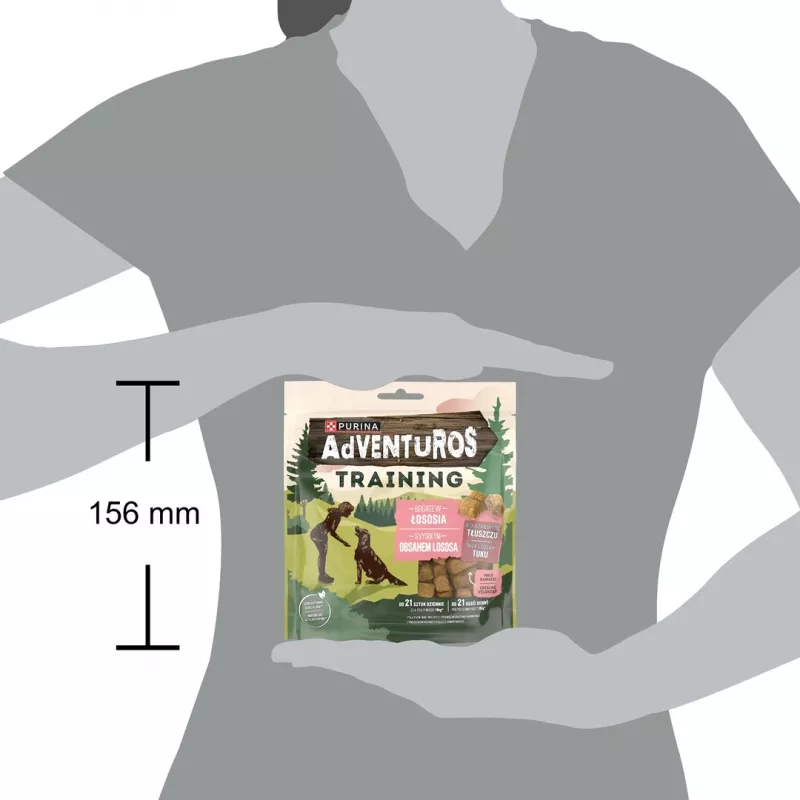 PURINA Adventuros Training salmon - šunų skanėstas - 40g