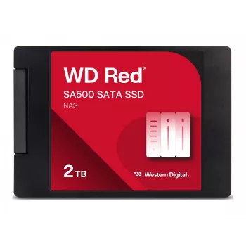 SSD diskas Western Digital Red SA500 2 TB 2,5 colio SATA III, 3D NAND, NAS