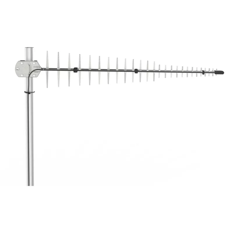 Poynting Antennas LTE/GSM stiebo antena A-LPDA-0092 sidabrinė SMA (M) LoRa Helium 11dbi Yagi/Stiebo SMA - vyriška 7m kabelis
