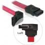 SATA laidas DeLOCK 84354 0,22 m raudonas