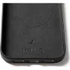 Mujjo Full Leather Case dėklas, skirtas iPhone 17 Pro Max, juodas