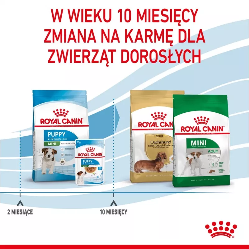 Sausas šunų maistas Royal Canin Mini Puppy 2 kg – mažos veislės, vištiena, 31 % baltymų
