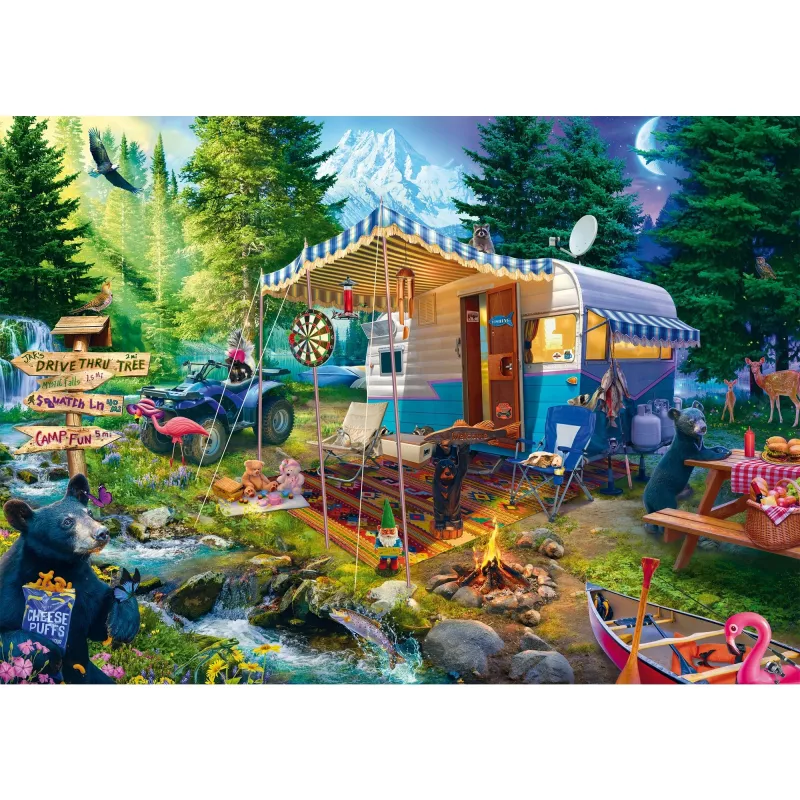 Dėlionė 1000 detalių, schmidt spiele — Jeff Haynie: Su karavanu kalnuose