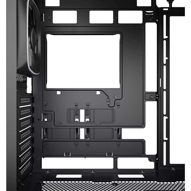 Sharkoon AK5G RGB Midi Tower Juoda PC korpusas