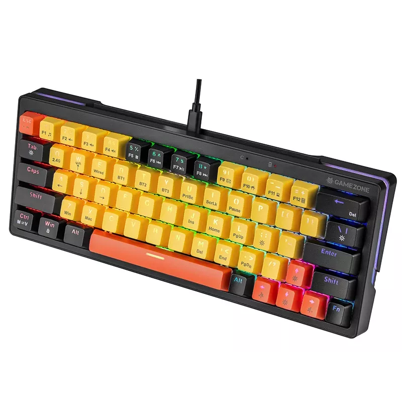 Mechaninė klaviatūra Tracer Gamezone EVO2 Hot Swap 63 (geltona)