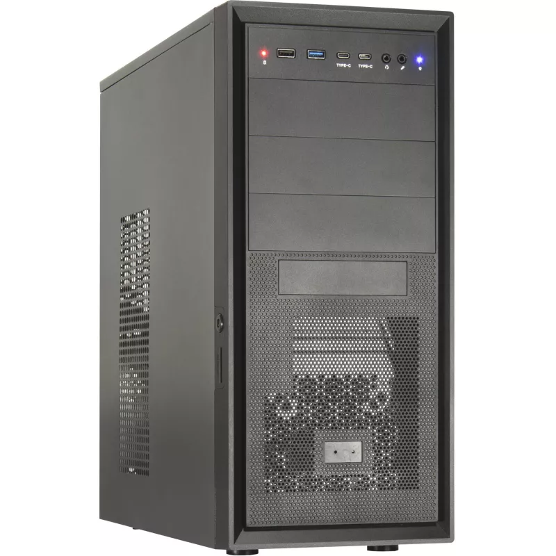 Kompiuterio korpusas Inter-Tech ATX IT-8862 Plaid, spalva juoda