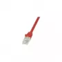 Tinklo kabelis LogiLink 3m RJ-45 Cat6 U/UTP Raudonas