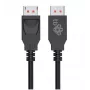 Displayport laidas 2 m juodas M/M v 2.1