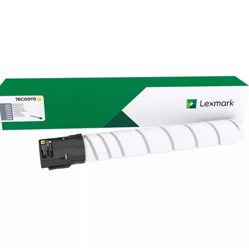 Lexmark 76C00Y0 tonerių kasetė, 3000 puslapių, geltona