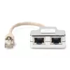 Pataisomasis kabelio adapteris Digitus CAT 5e ekranuotas 1:1