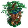 LEGO rinkinys LEGO IDEAS 21318 Medžio namelis 3-in-1 — modulinis namelio medyje modelis, kelių versijų rinkinys