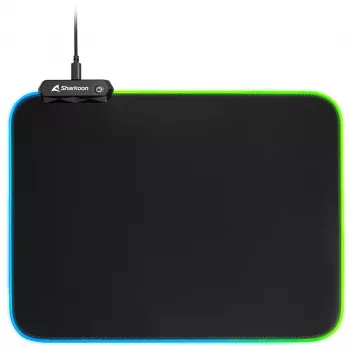 1337 RGB V2 Gaming Mat 360, Gaming Mouse Pad juoda