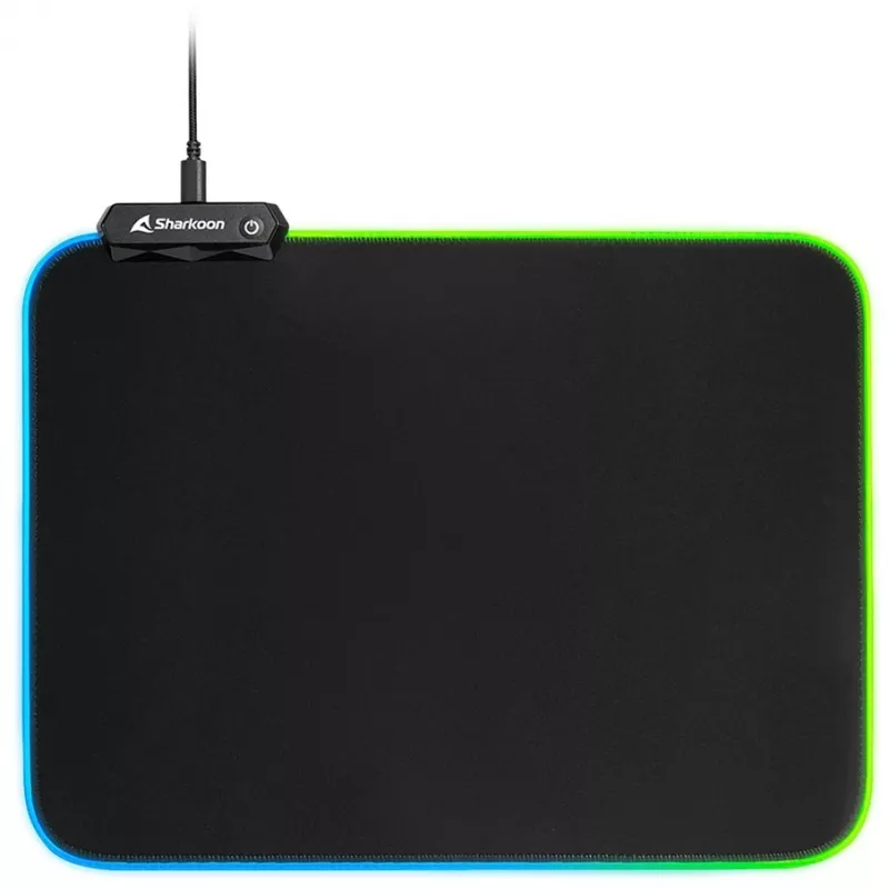 1337 RGB V2 Gaming Mat 360, Gaming Mouse Pad juoda